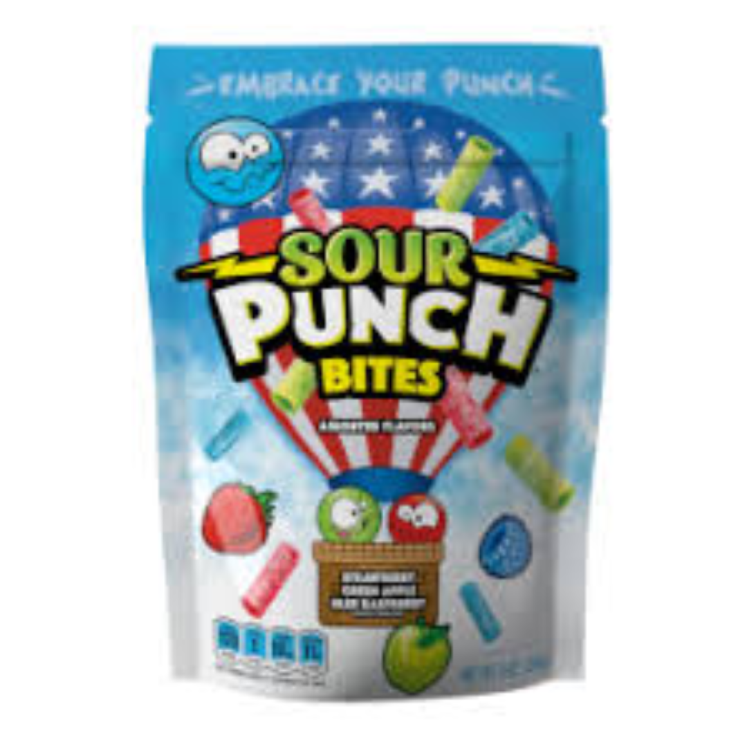 SOUR PUNCH BITES ASSORTED 142G